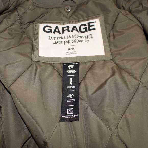 Garage Clothing Army Green Puffer Coat - Picture 7 of 7